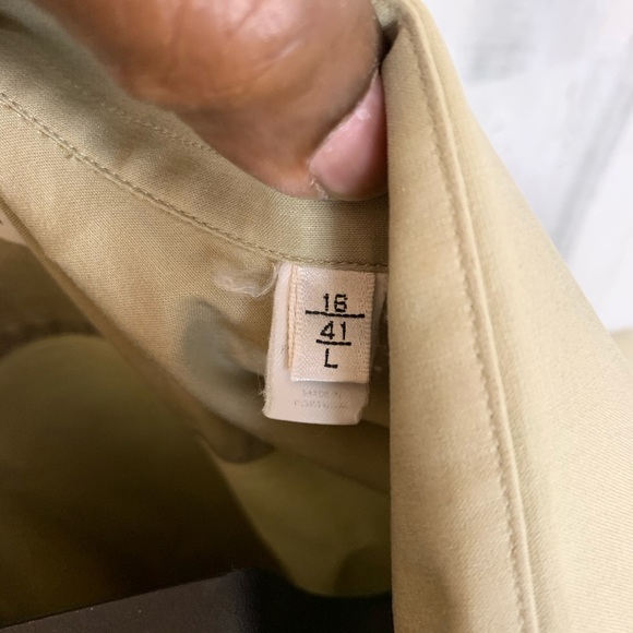 Lime colored Armani Collezioni  dress shirt - Picture 4 of 5